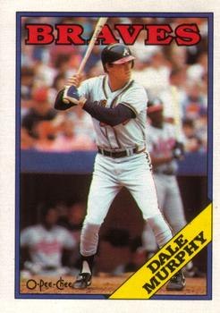 1988 O-Pee-Chee Baseball Cards 090      Dale Murphy